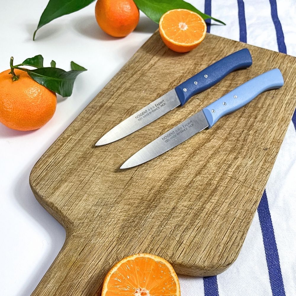 Coffret fruits et légumes éplucheur et couteau Santoku 14cm GEN